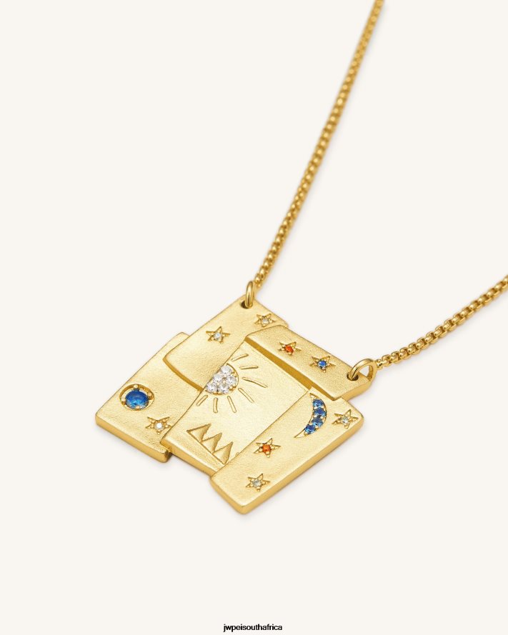 18ct Gold Plated & Multicolor Zircon