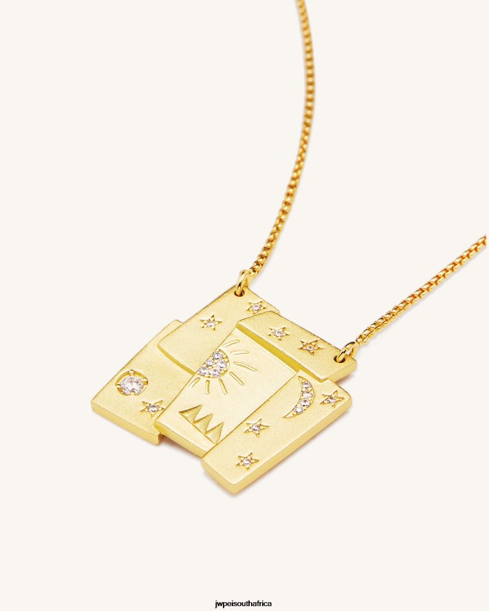 18ct Gold Plated & White Zircon