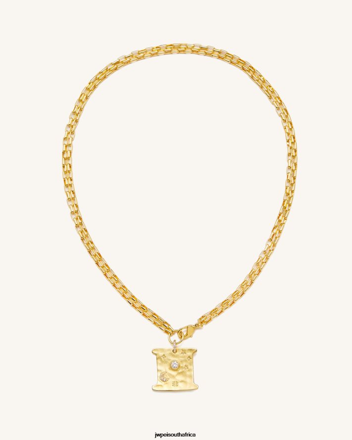 18ct Gold Plated & White Zircon