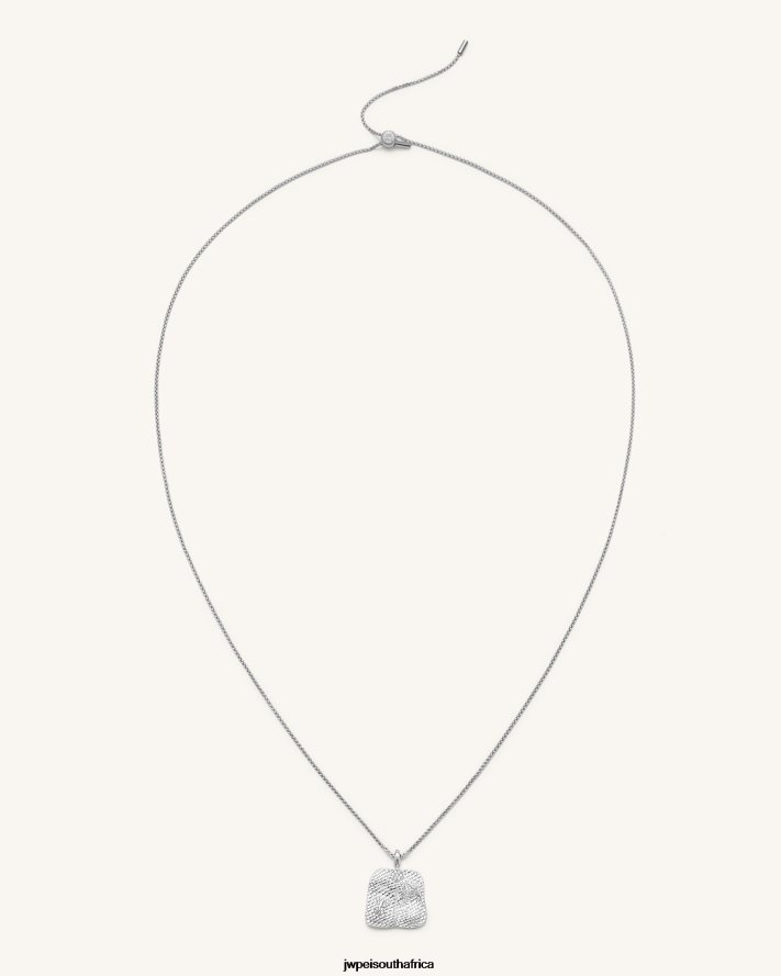 18ct White Gold Plated & White Zircon