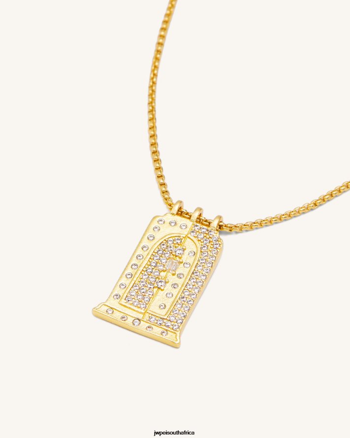 18ct Gold Plated & White Zircon