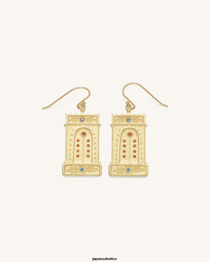 18ct Gold Plated & Multicolor Zircon