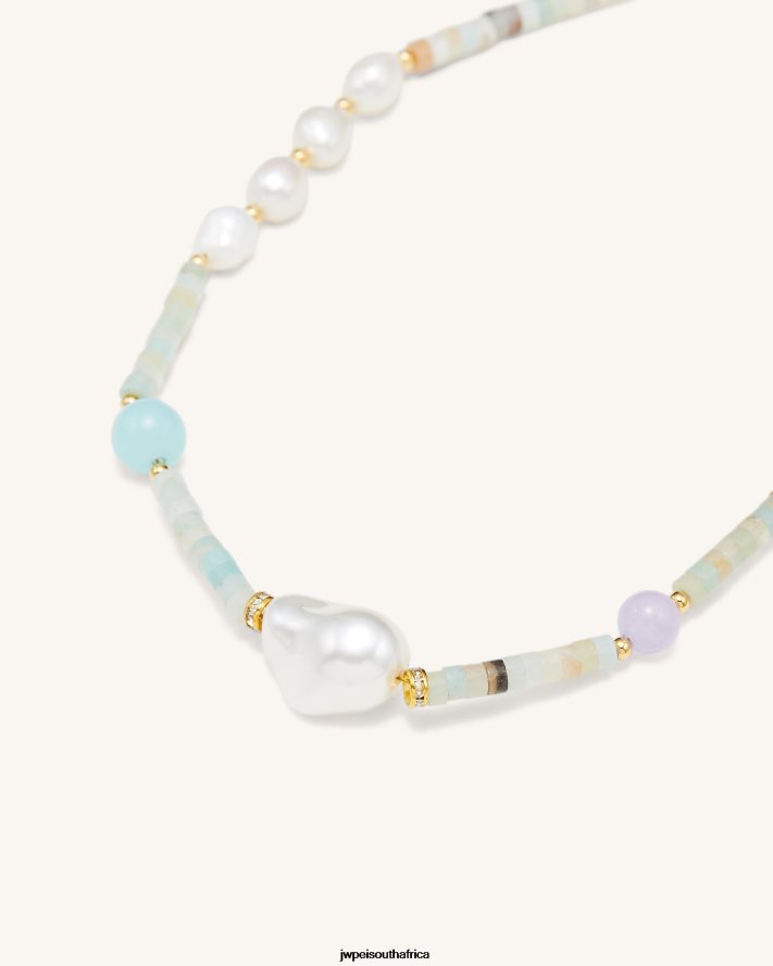 Amazonite JW PEI Multi Beaded Necklace VZL0L0404 Necklace
