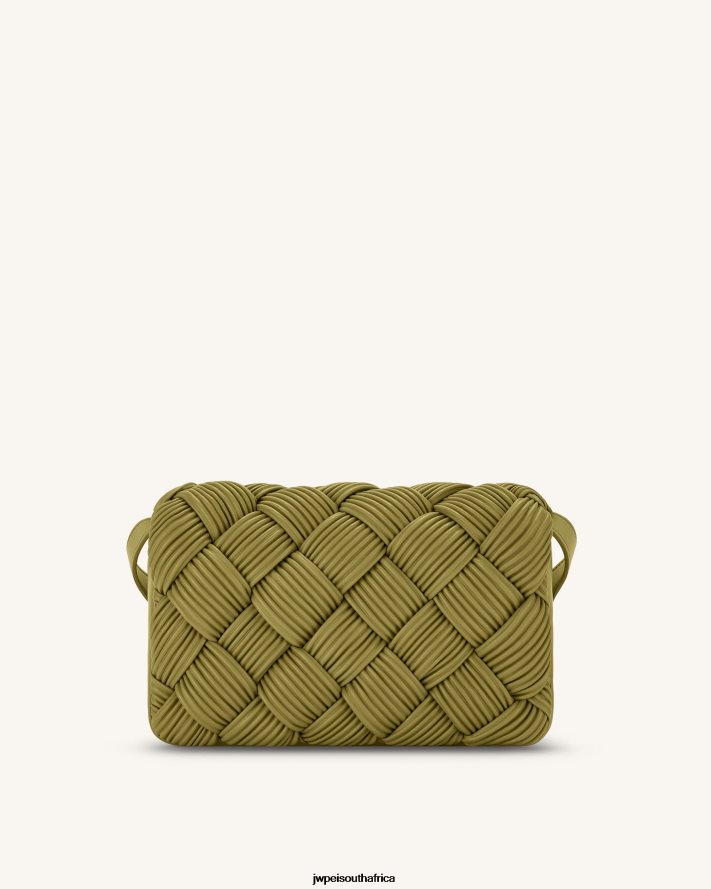 Amber Green JW PEI Maze Crossbody Bag VZL0L048 Crossbody Bag
