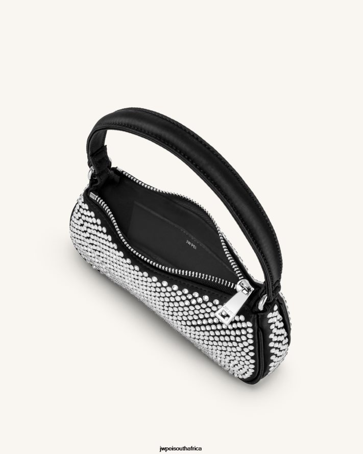 Black JW PEI Eva Artificial Crystal Mini Shoulder Bag VZL0L0126 Shoulder Bag