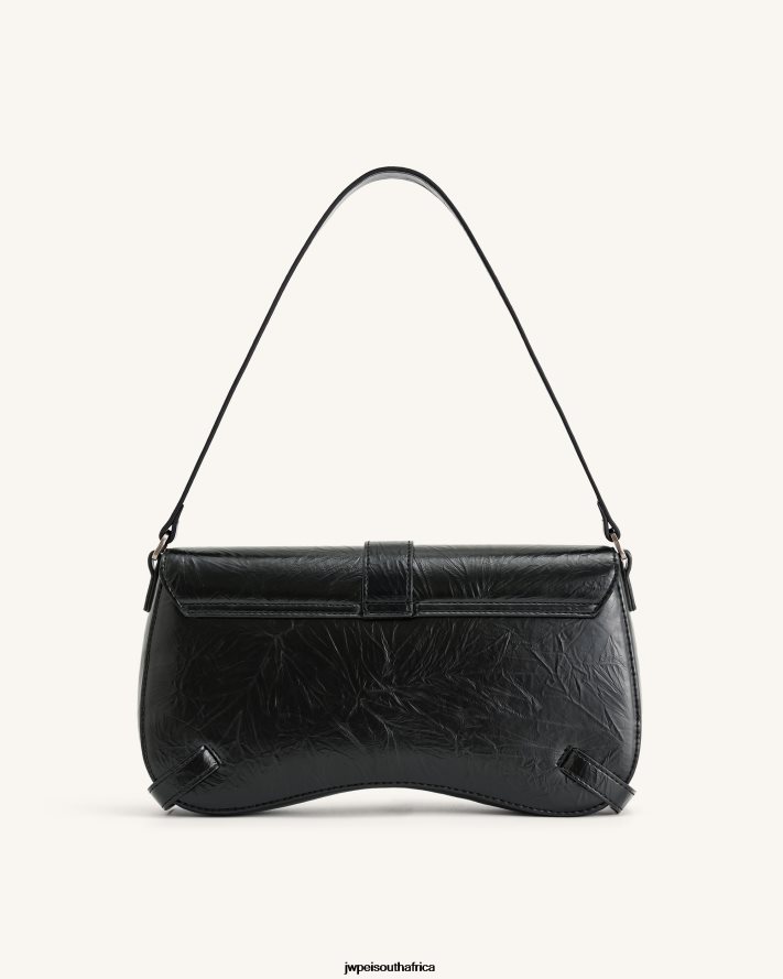 Black JW PEI Sia Crushed Shoulder Bag VZL0L0162 Shoulder Bag