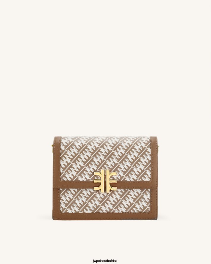 Brown JW PEI FEI Mini Flap Crossbody VZL0L034 Crossbody Bag