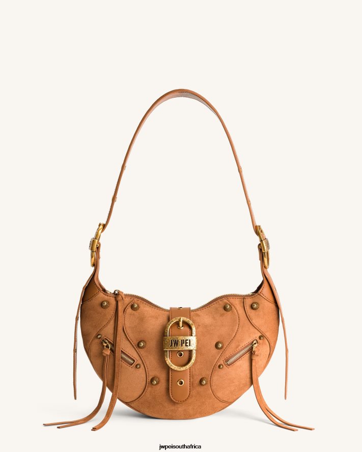 Camel JW PEI Tessa Suede Shoulder Bag VZL0L0169 Shoulder Bag