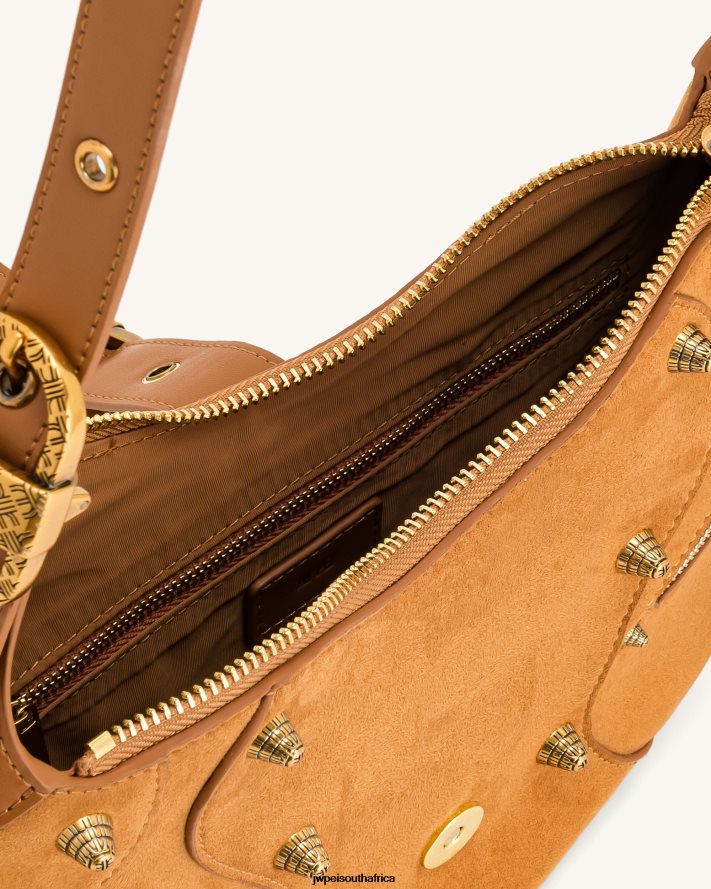 Camel JW PEI Tessa Suede Shoulder Bag VZL0L0169 Shoulder Bag