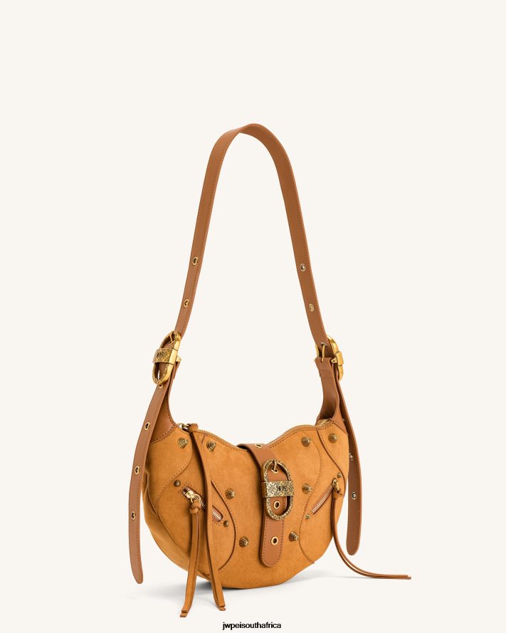 Camel JW PEI Tessa Suede Shoulder Bag VZL0L0169 Shoulder Bag