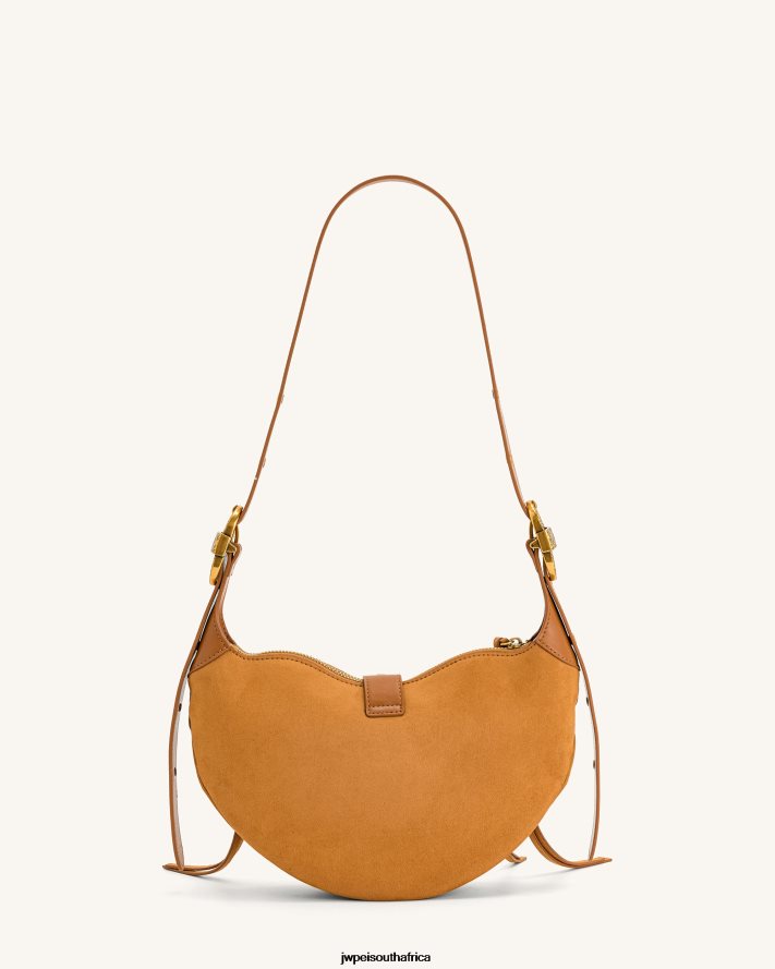 Camel JW PEI Tessa Suede Shoulder Bag VZL0L0169 Shoulder Bag