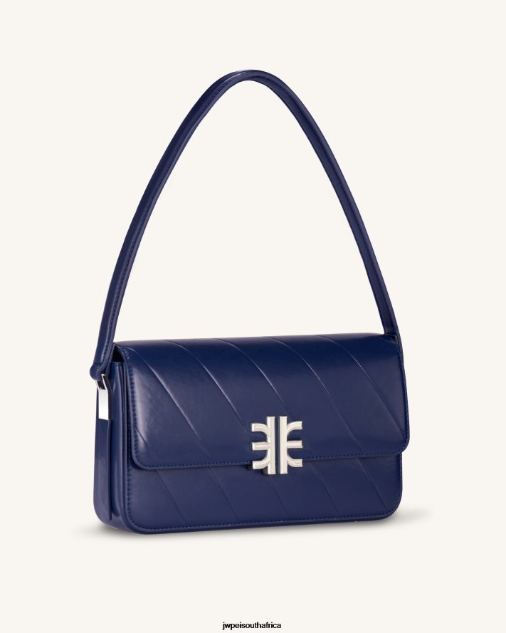 Dark Blue JW PEI Mira Shoulder Bag VZL0L098 Shoulder Bag