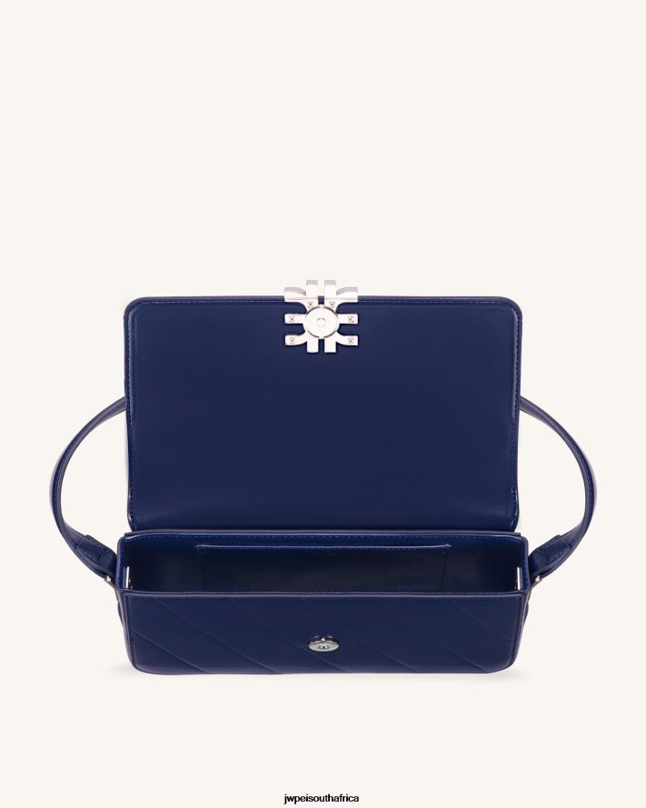 Dark Blue JW PEI Mira Shoulder Bag VZL0L098 Shoulder Bag