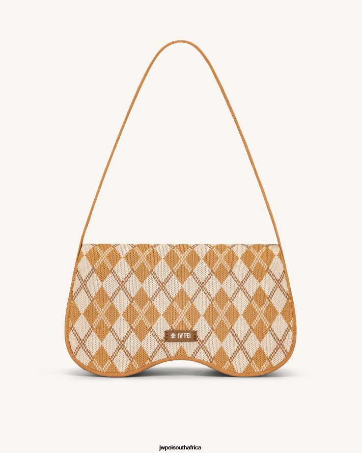 Orange & Ivory & Brown