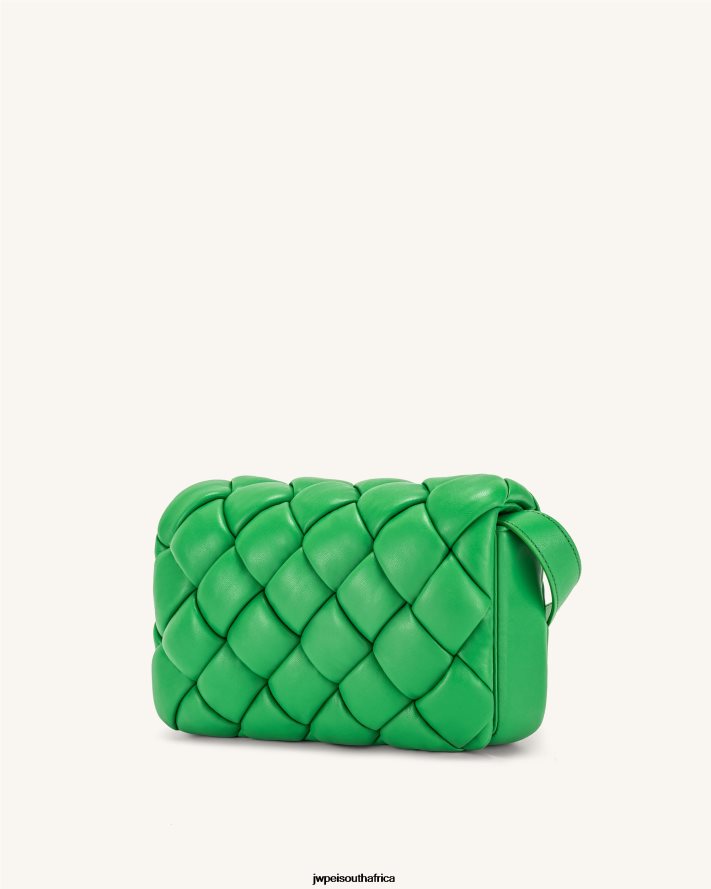Grass Green JW PEI Maze Bag VZL0L08 Crossbody Bag