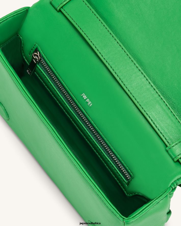 Grass Green JW PEI Maze Bag VZL0L08 Crossbody Bag