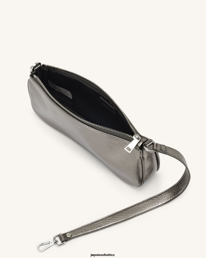 Gray JW PEI Eva Metallic Shoulder Bag VZL0L0134 Shoulder Bag