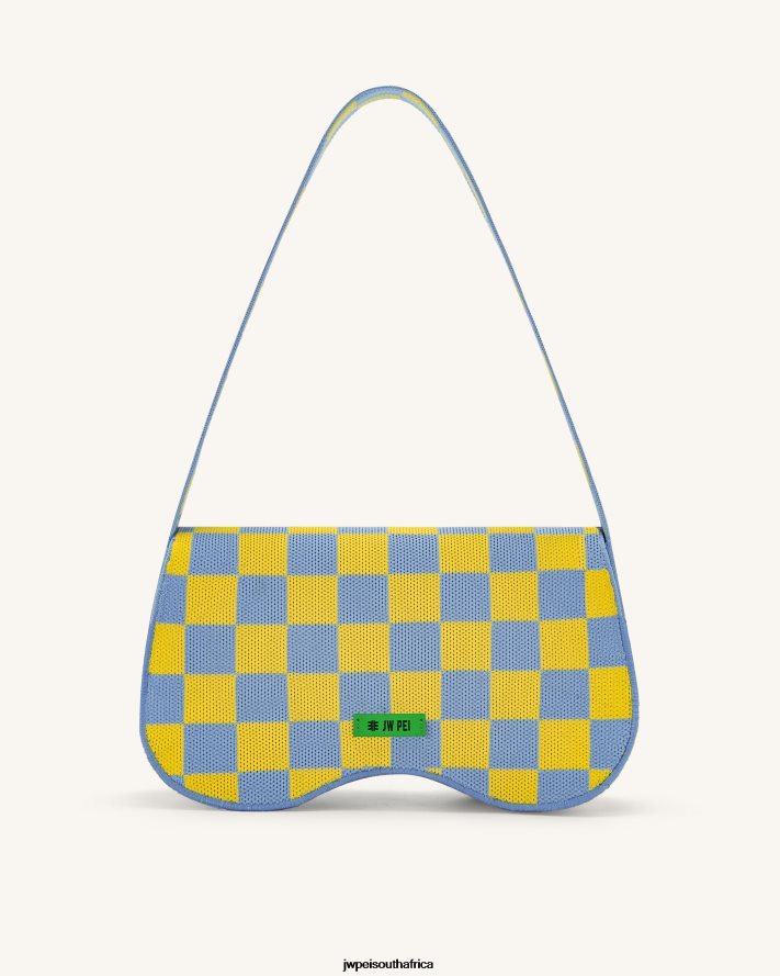 Ice  Yellow JW PEI Becci Knitted Shoulder Bag VZL0L0113 Shoulder Bag