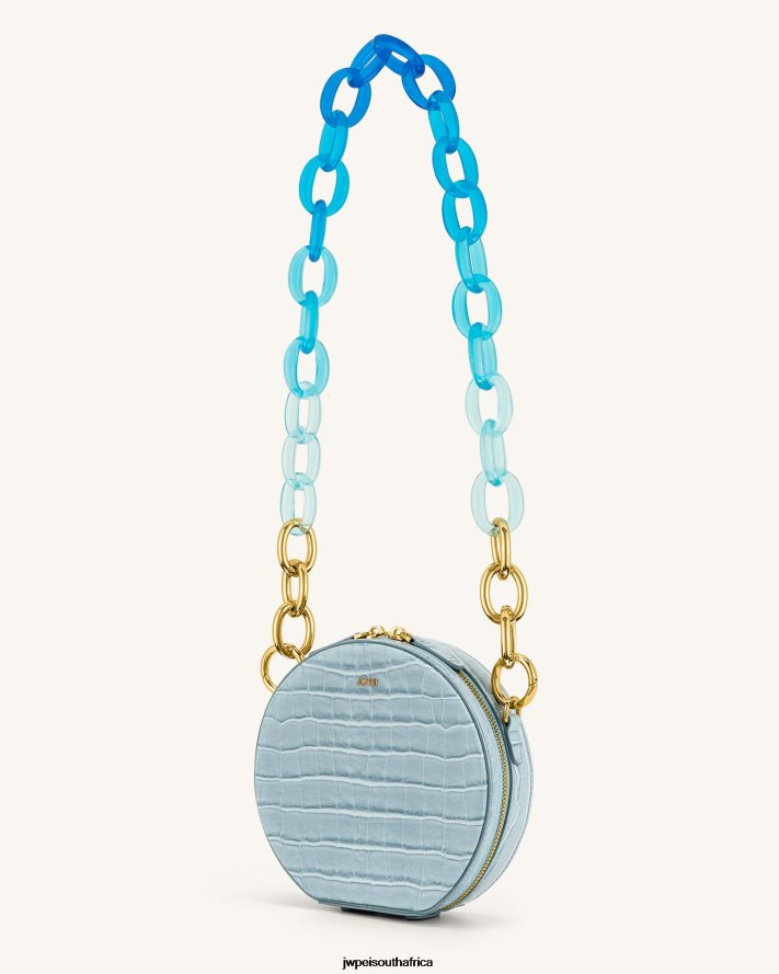 Ice Croc JW PEI Luna Gradient Acrylic Chain Circle Shoulder Bag VZL0L073 Shoulder Bag