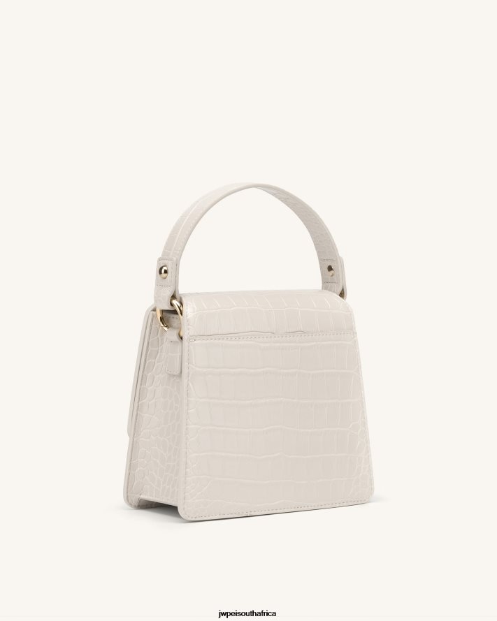 Ivory Croc JW PEI FAE Top Handle Crossbody VZL0L031 Crossbody Bag