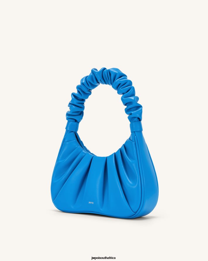 Lake Blue JW PEI Gabbi Ruched Hobo Handbag VZL0L0139 Shoulder Bag