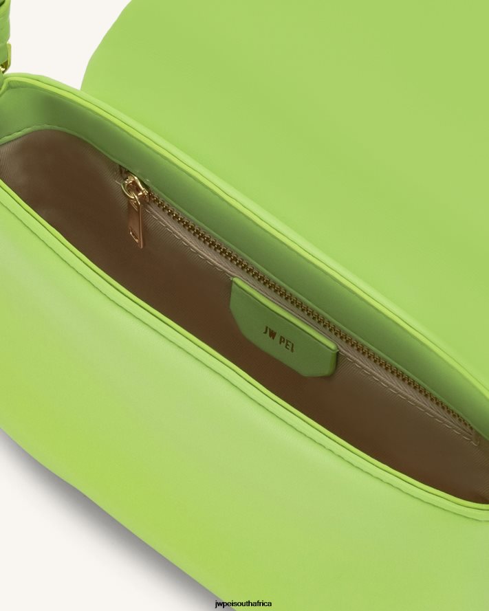 Lime Green JW PEI Debby Flap Crossbody Bag VZL0L020 Crossbody Bag