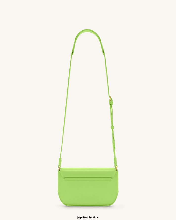 Lime Green JW PEI Debby Flap Crossbody Bag VZL0L020 Crossbody Bag