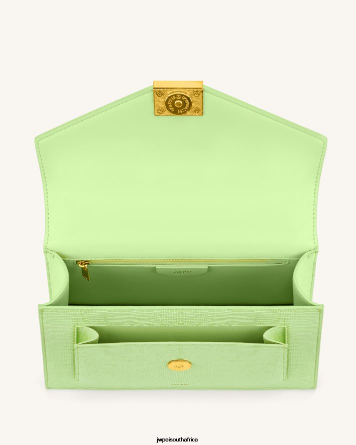 Lime Green Lizard JW PEI Lilian Bag VZL0L087 Shoulder Bag