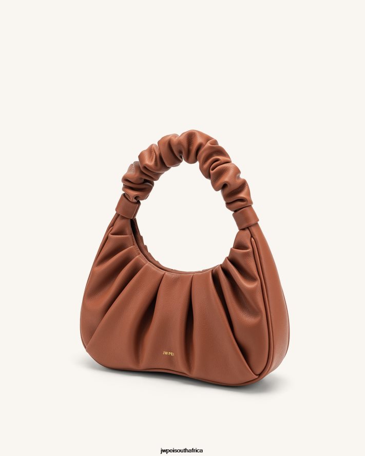 Nutella JW PEI Gabbi Ruched Hobo Handbag VZL0L080 Shoulder Bag