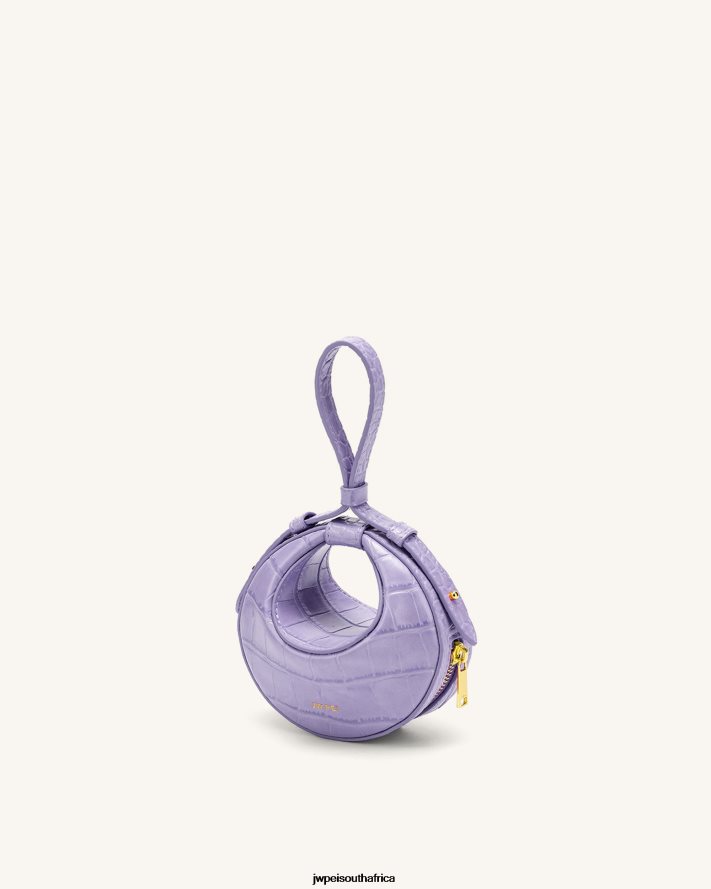 Purple Croc JW PEI Rantan Super Mini Bag VZL0L0180 Handle Bag