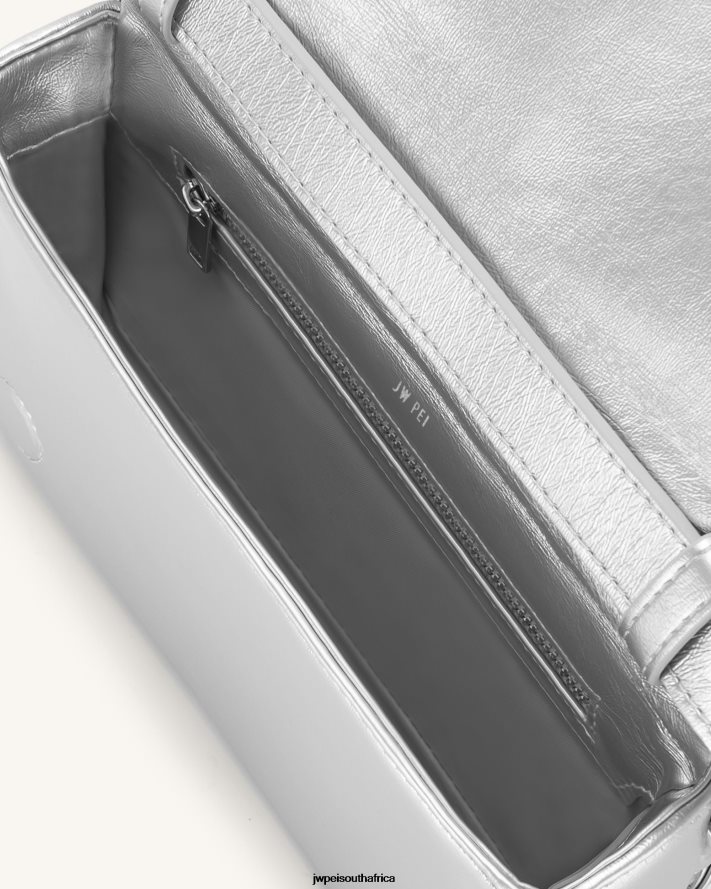 Silver JW PEI Maze Crossbody Bag VZL0L049 Crossbody Bag