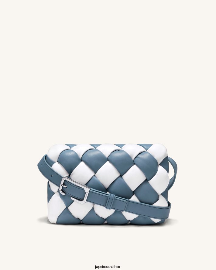 White  Blue JW PEI Maze Bag VZL0L041 Crossbody Bag