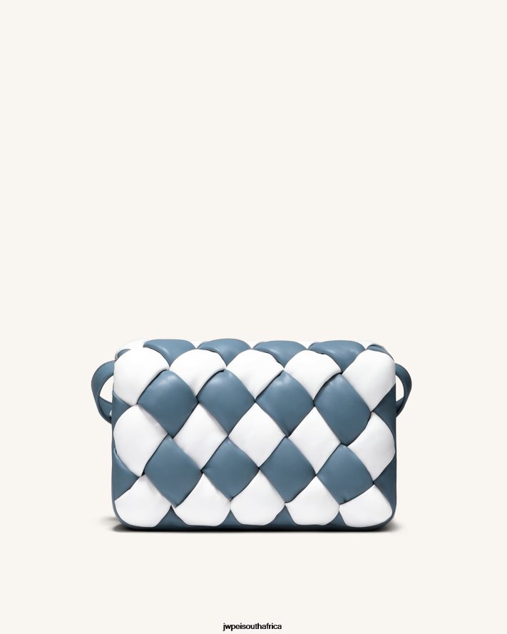 White  Blue JW PEI Maze Bag VZL0L041 Crossbody Bag