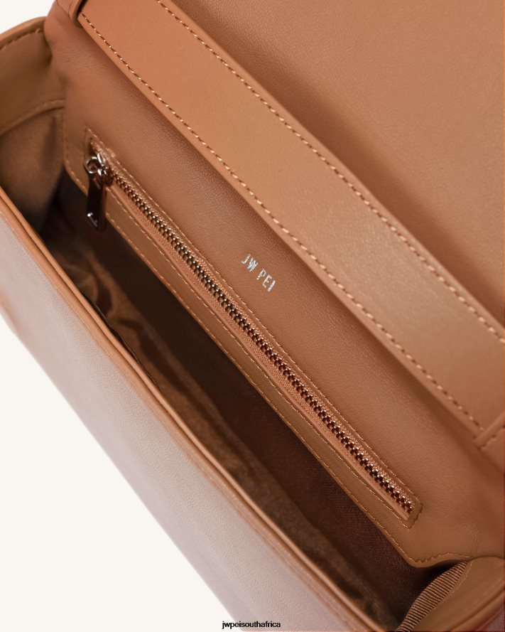 White  Tan JW PEI Maze Bag VZL0L039 Crossbody Bag