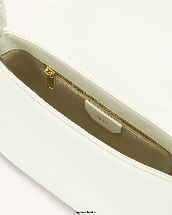 White JW PEI Debby Flap Crossbody Bag VZL0L018 Crossbody Bag
