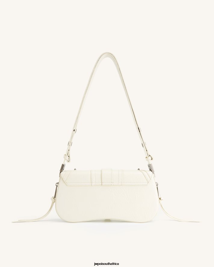 White JW PEI Joy Crushed Shoulder Bag VZL0L0160 Shoulder Bag