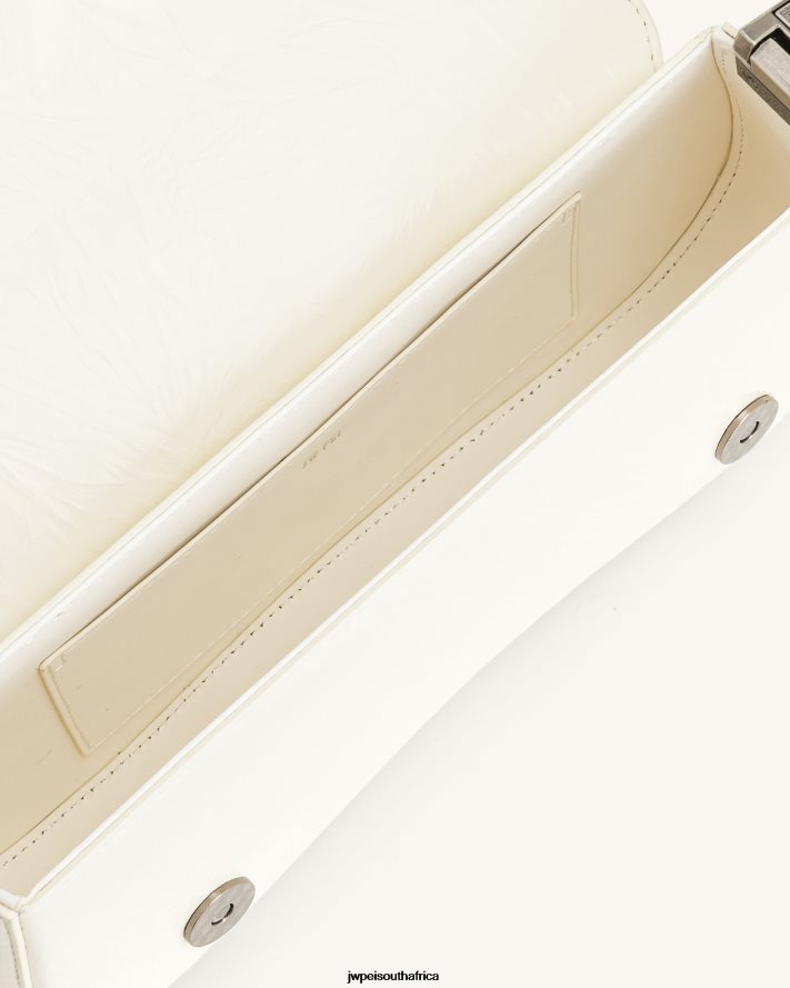 White JW PEI Joy Crushed Shoulder Bag VZL0L0160 Shoulder Bag