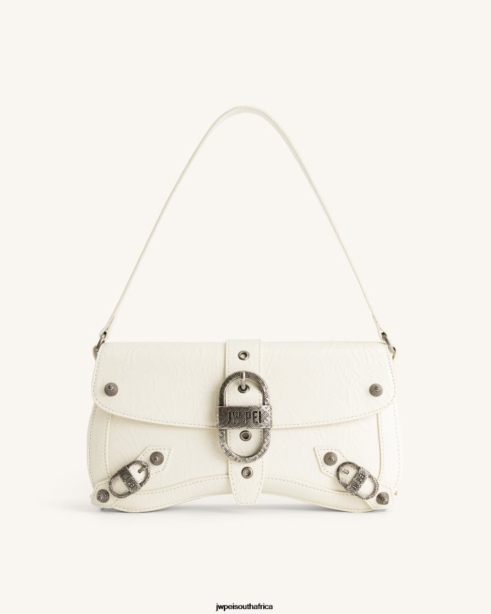 White JW PEI Sia Crushed Shoulder Bag VZL0L0163 Shoulder Bag