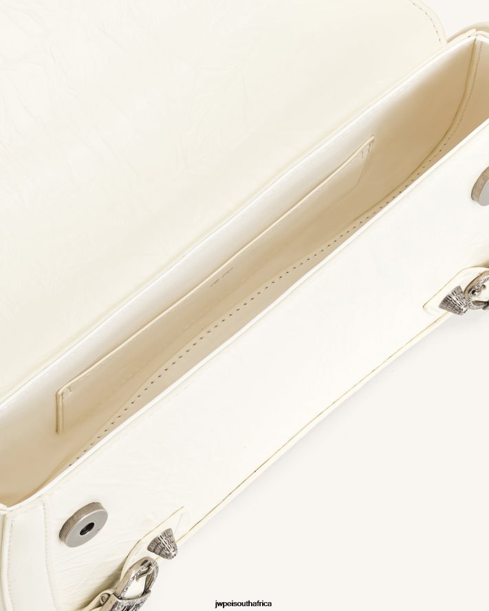White JW PEI Sia Crushed Shoulder Bag VZL0L0163 Shoulder Bag
