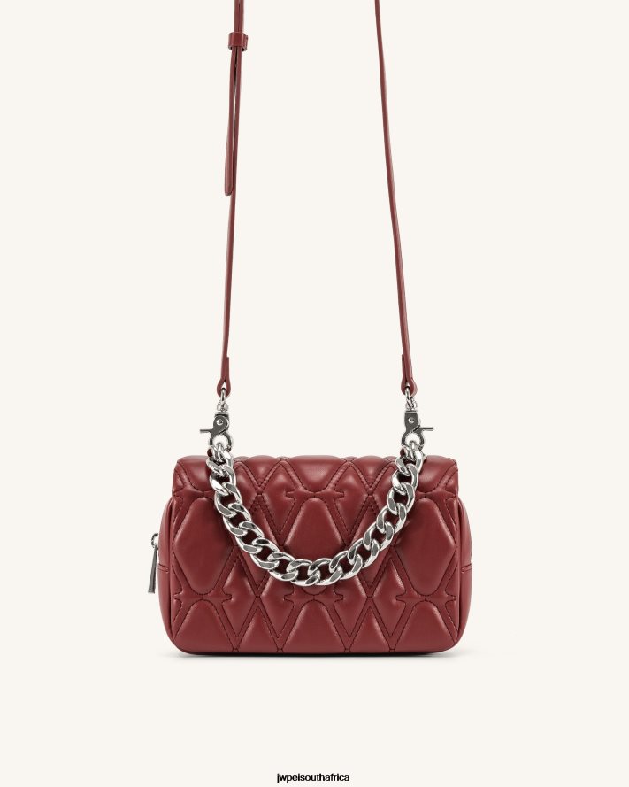 Wine Red JW PEI Nora Crossbody Bag VZL0L044 Crossbody Bag