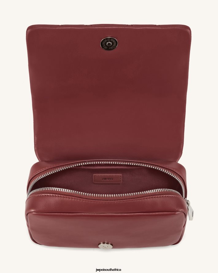 Wine Red JW PEI Nora Crossbody Bag VZL0L044 Crossbody Bag