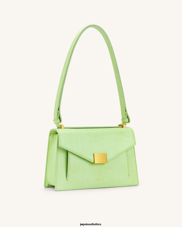 Lime Green Lizard JW PEI Lilian Bag VZL0L087 Shoulder Bag