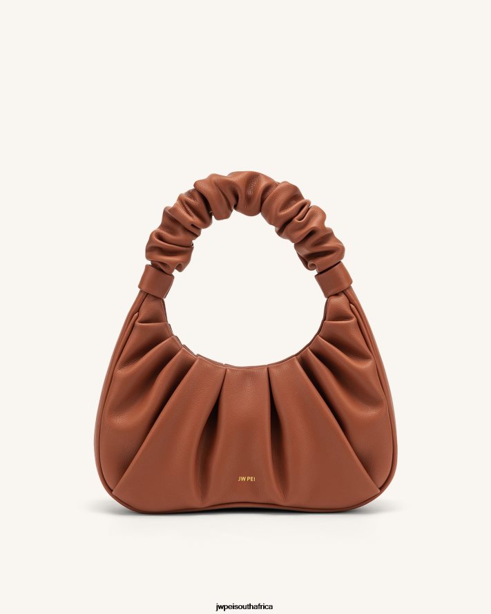 Nutella JW PEI Gabbi Ruched Hobo Handbag VZL0L080 Shoulder Bag
