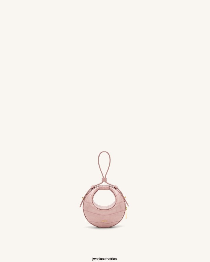 Pink Croc JW PEI Rantan Super Mini Bag VZL0L0178 Handle Bag