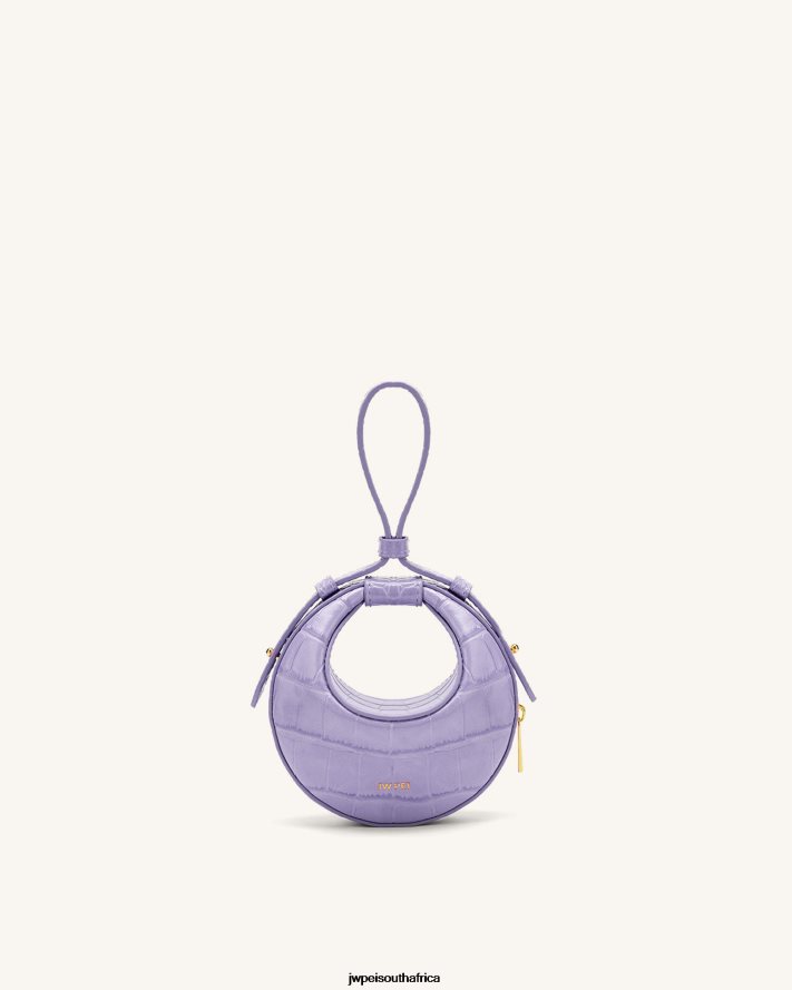 Purple Croc JW PEI Rantan Super Mini Bag VZL0L0180 Handle Bag
